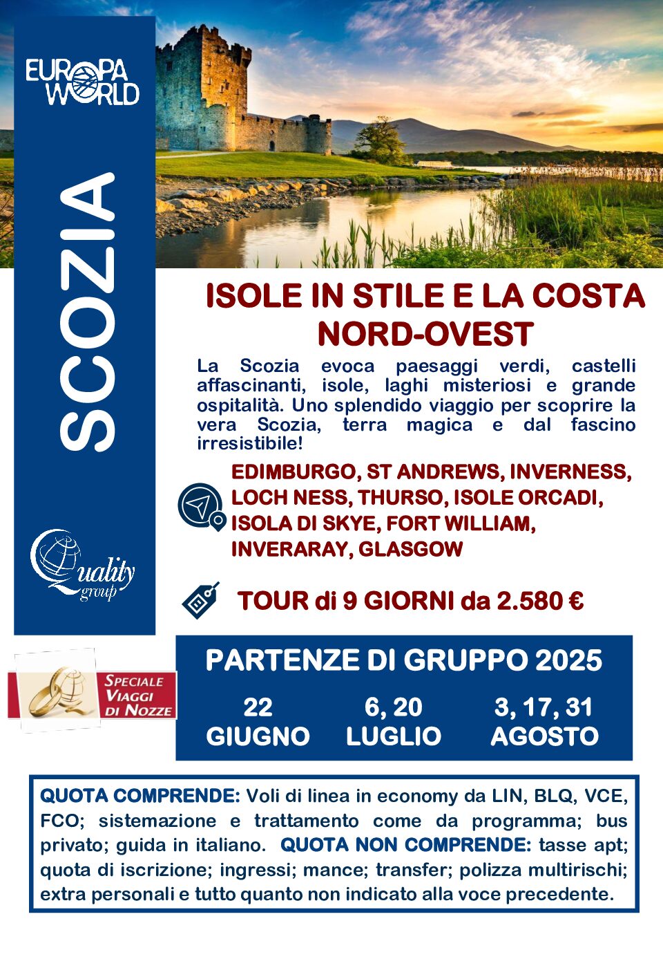 TOUR SCOZIA IN STILE