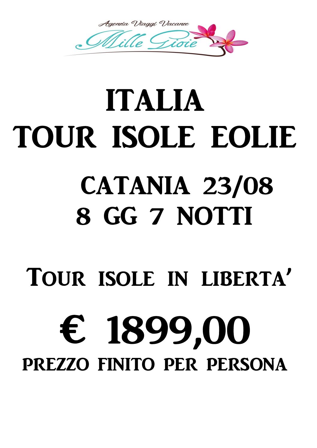 ISOLE EOLIE 23 Agosto 2025