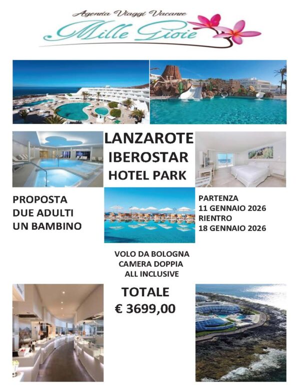 Lanzarote 11 Gennaio 2026