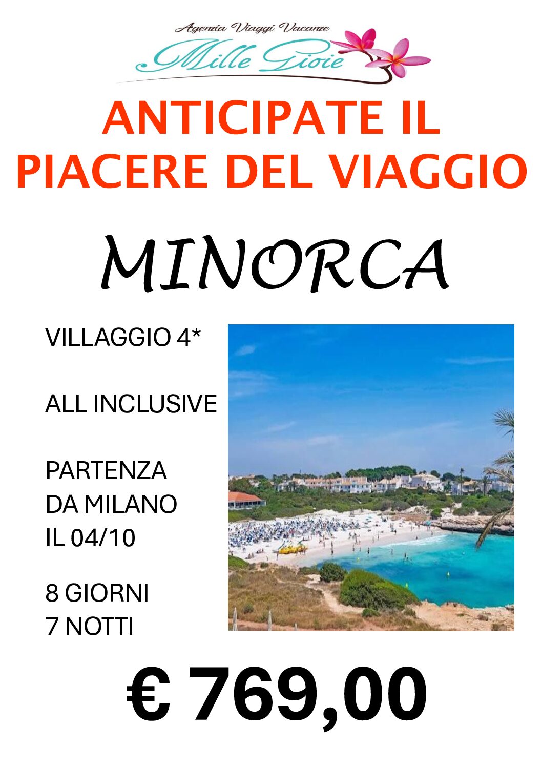 Minorca 04 Ottobre 2026