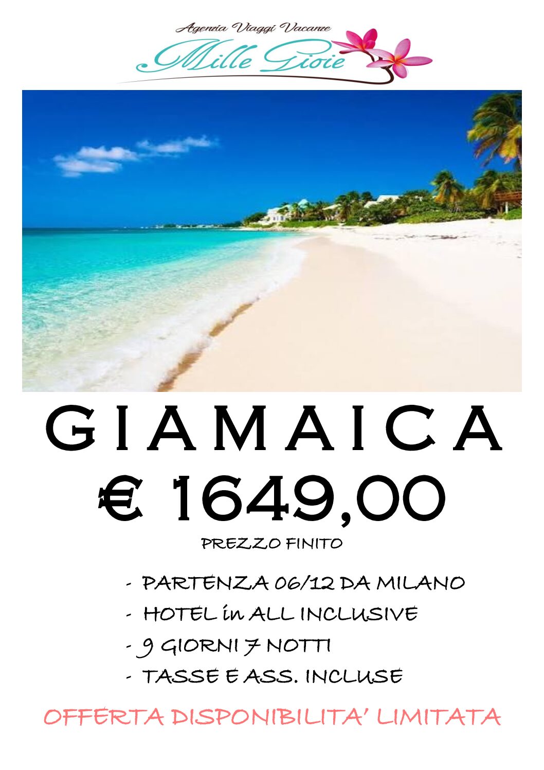 GIAMAICA 06 Dicembre 2026