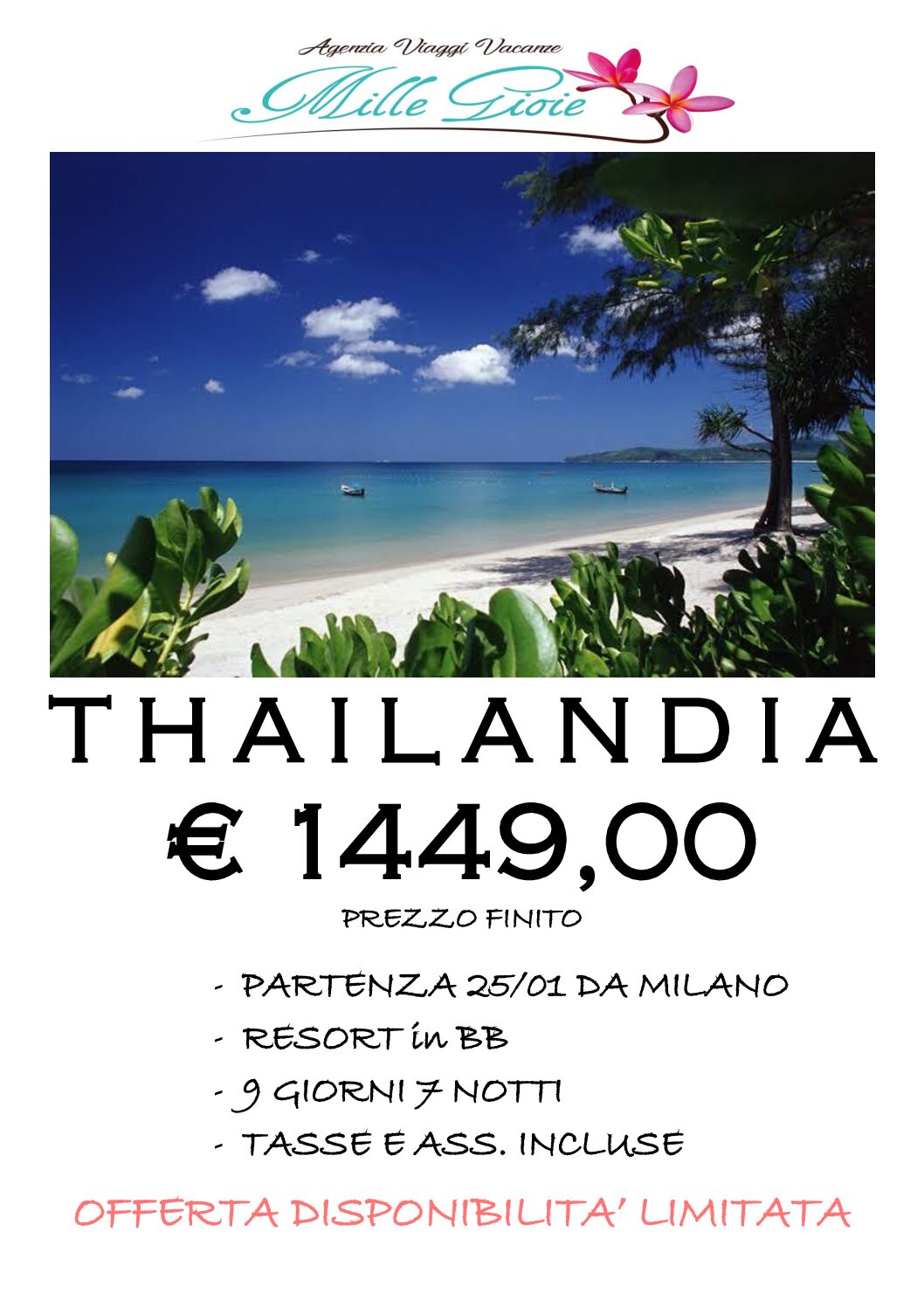 THAILANDIA 25 Gennaio 2027