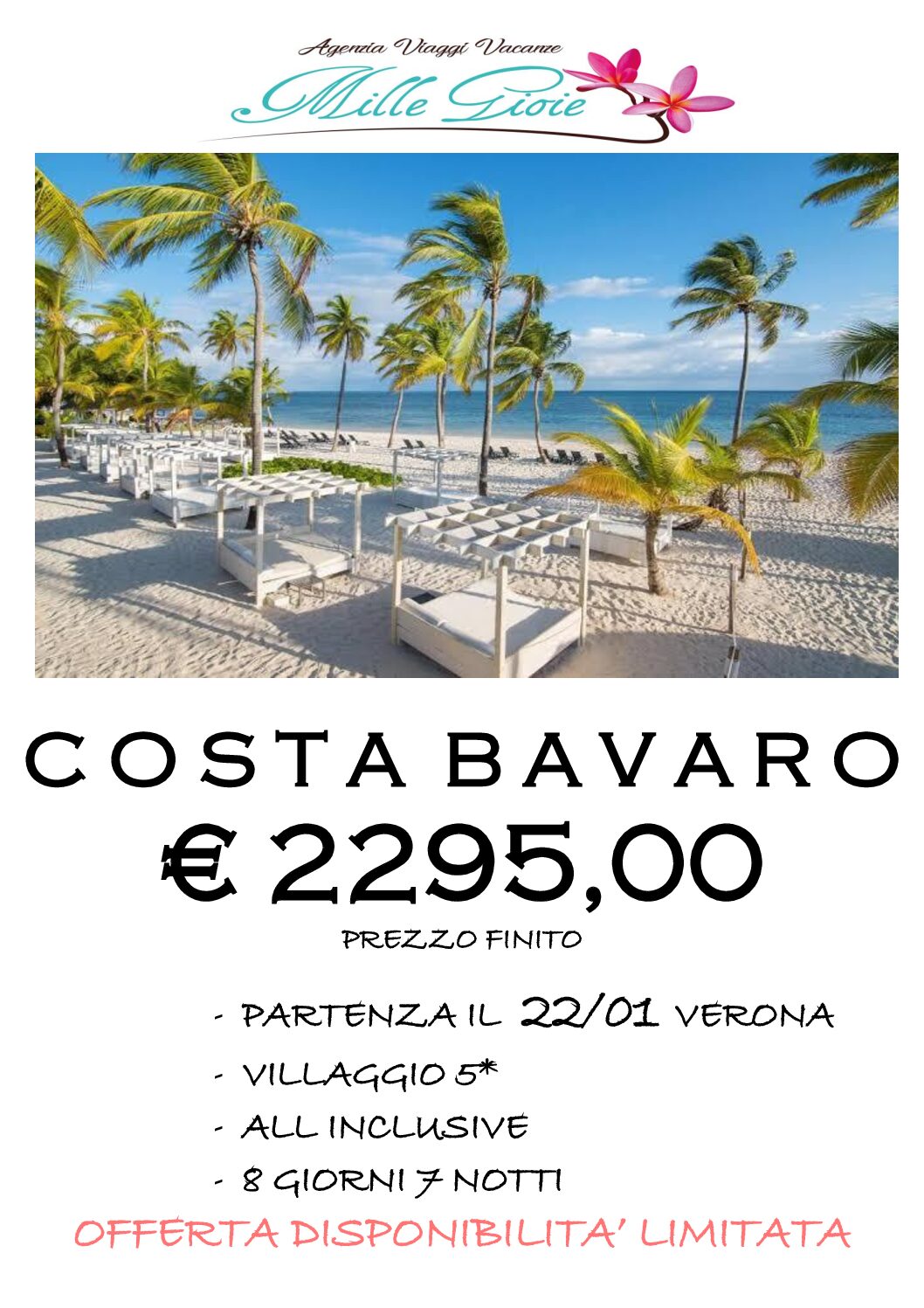 Costa Bavaro 22 Gennaio 2027